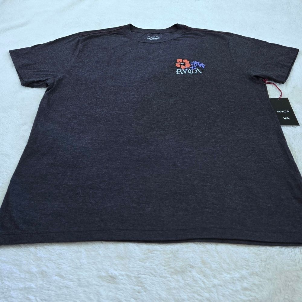 RVCA🏄♂️ "Floral Park" Vintage Dye Slim Fit Graphic Tee👕 - NWT - Picture 15 of 16